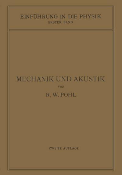Einführung in die Mechanik und Akustik