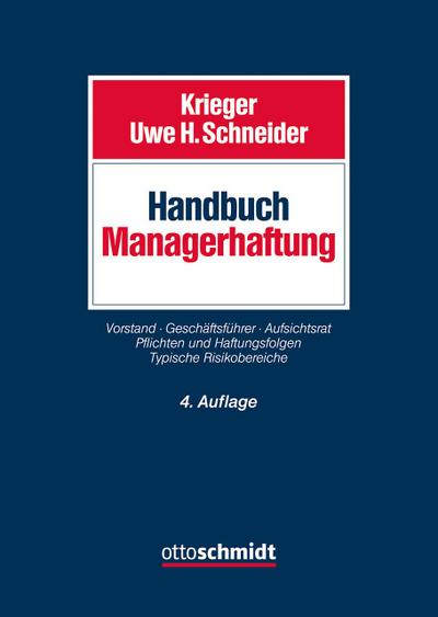 Handbuch Managerhaftung