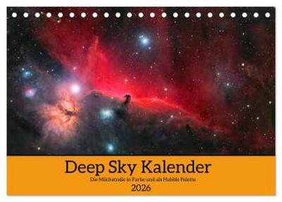 Deep Sky Kalender (Tischkalender 2026 DIN A5 quer), CALVENDO Monatskalender