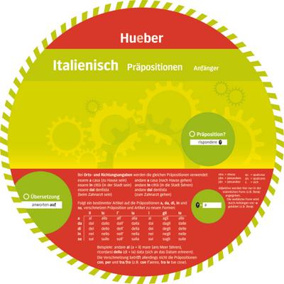 Italienisch –  Präpositionen: Wheel – Italienisch – Präpositionen