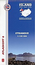 Island Atlaskort 08 Strandir 1:100.000