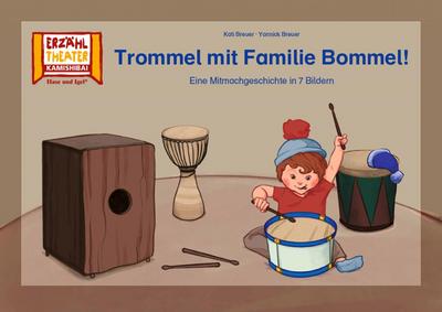 Trommel mit Familie Bommel! / Kamishibai Bildkarten