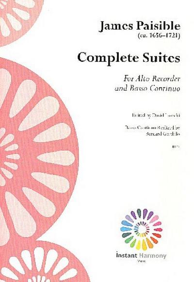 Complete Suitesfor alto recorder and Bc (Bc realized)