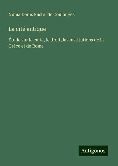 La cité antique