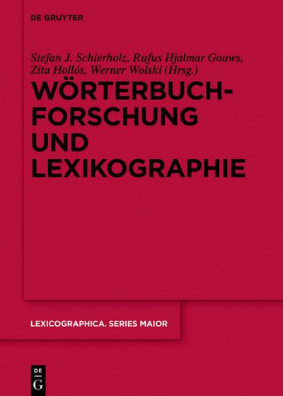 Wörterbuchforschung und Lexikographie