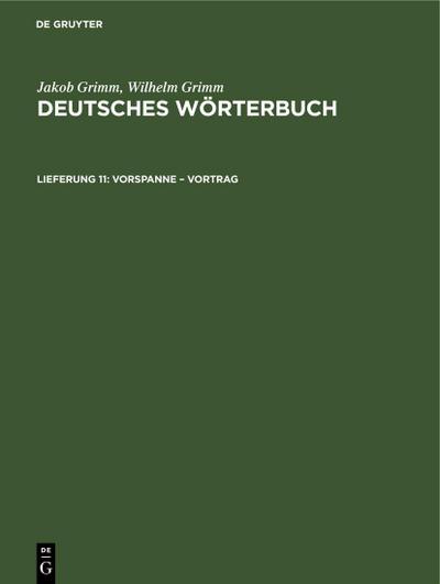 Vorspanne - Vortrag