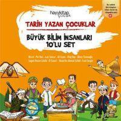 Tarih Yazan Cocuklar - Büyük Bilim Insanlari 10 Kitap Takim