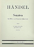 Sonaten aus op.1 Band 1 (1a, 1b, 5, 9)für Flöte und Bc