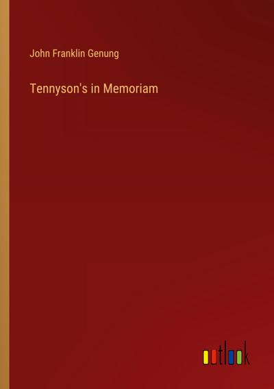 Tennyson’s in Memoriam