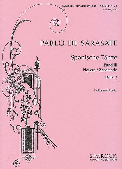 Playera und Zapateado op.23für Violine und Klavier
