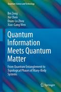 Quantum Information Meets Quantum Matter