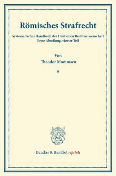 Römisches Strafrecht