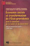 Économie sociale et transformation de l’État-providence dans le domaine de la sante et du bien-être