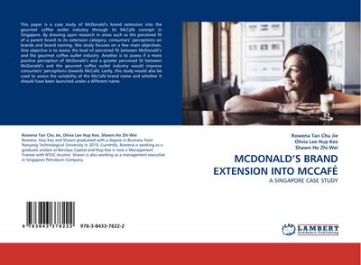 MCDONALD’S BRAND EXTENSION INTO MCCAFÉ