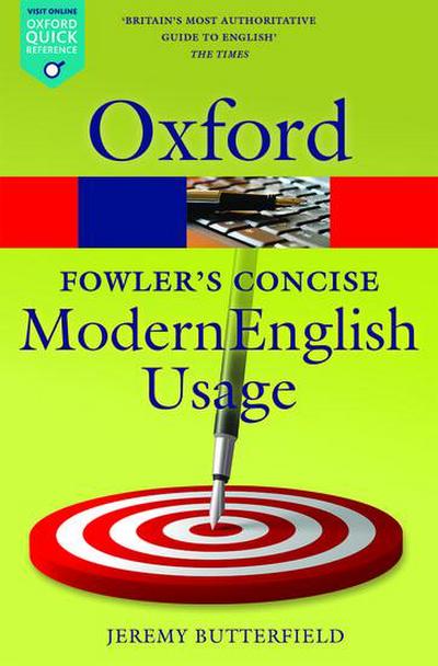 Fowler’s Concise Dictionary of Modern English Usage