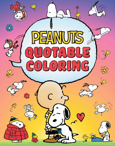 Peanuts Quotable Coloring