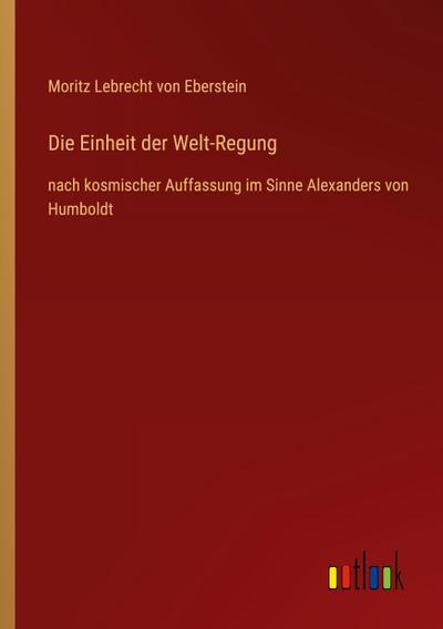 Die Einheit der Welt-Regung