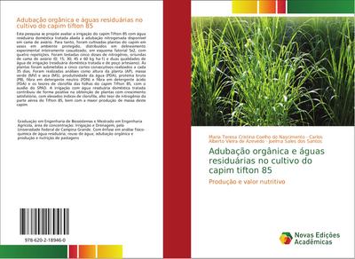 Adubação orgânica e águas residuárias no cultivo do capim tifton 85