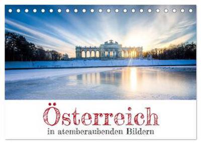 Österreich in atemberaubenden Bildern (Tischkalender 2026 DIN A5 quer), CALVENDO Monatskalender