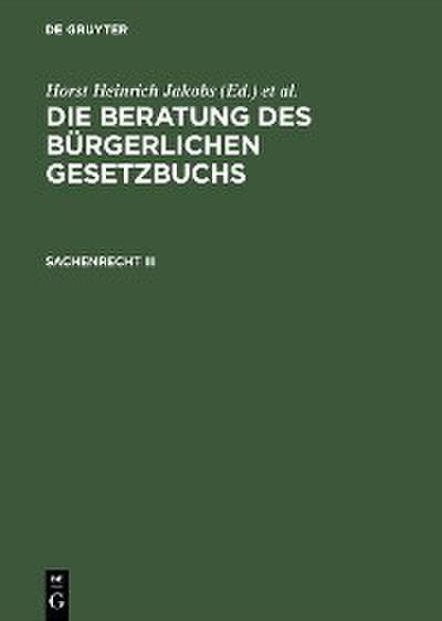 Sachenrecht III