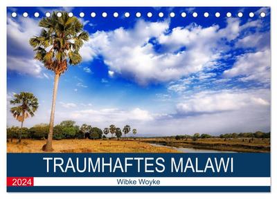Traumhaftes Malawi (Tischkalender 2024 DIN A5 quer), CALVENDO Monatskalender