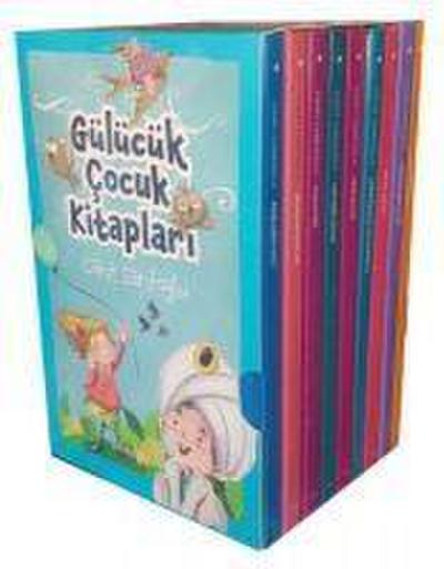 Gülücük Cocuk Kitaplari - Renkli Ciltli Kutulu Set 9 Kitap