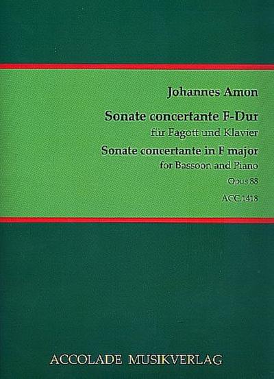 Sonate concertante F-Durfür Fagott und Klavier