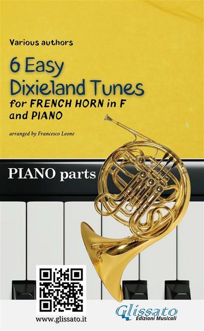 French Horn in F & Piano "6 Easy Dixieland Tunes" piano parts