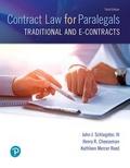 Contract Law for Paralegals: Traditional and e-Con