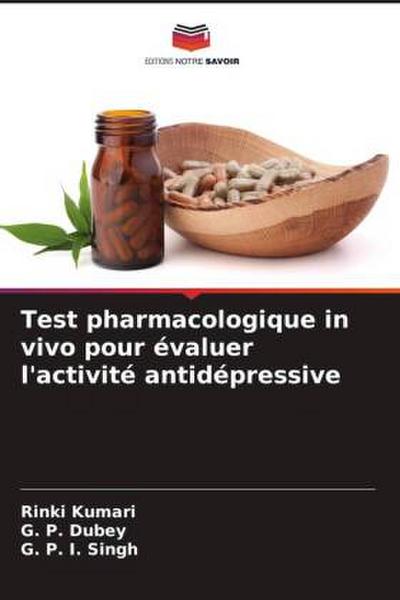 Test pharmacologique in vivo pour évaluer l’activité antidépressive