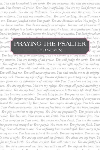 Praying the Psalter (FOR WOMEN)
