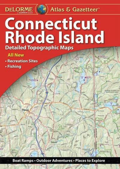 Delorme Atlas & Gazetteer Connecticut/Rhode Island 6e