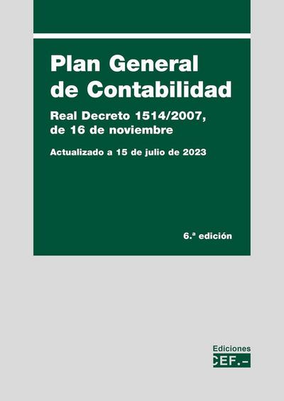 Plan General de Contabilidad
