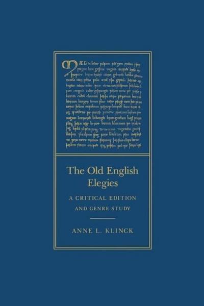 The Old English Elegies