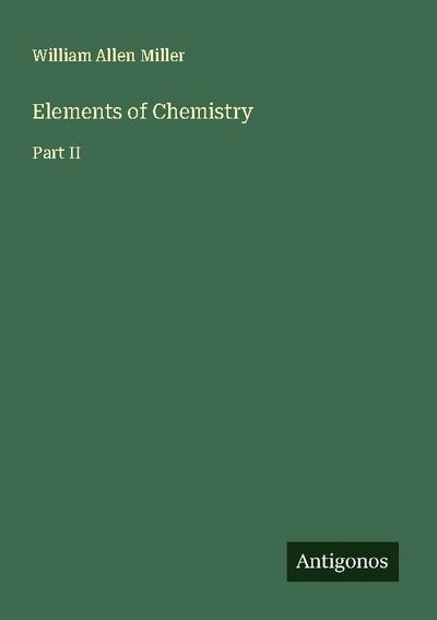 Elements of Chemistry
