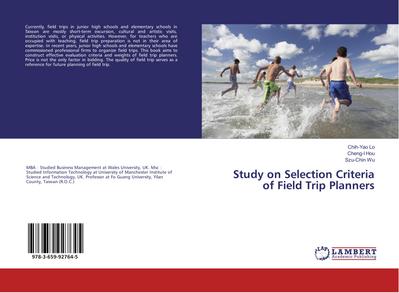Study on Selection Criteria of Field Trip Planners