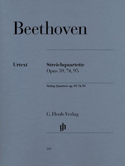 Ludwig van Beethoven - Streichquartette Opus 59, 74, 95