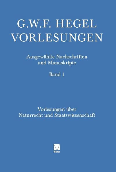 Vorlesungen über Naturrecht und Staatswissenschaft