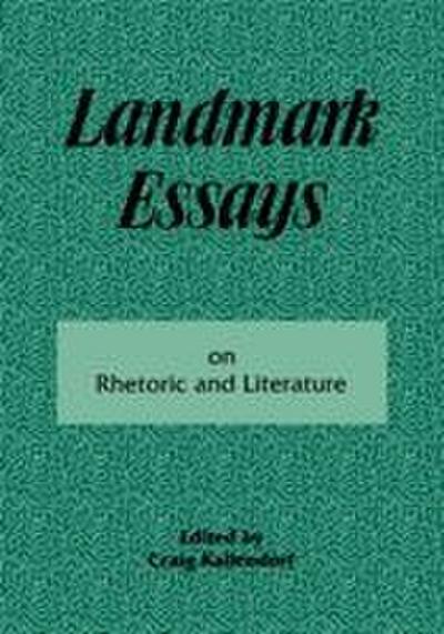 Landmark Essays on Rhetoric and Literature