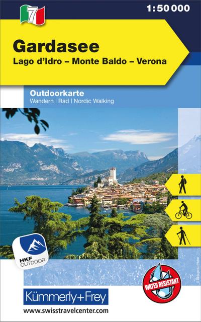 Kümmerly+Frey Outdoorkarte Gardasee 1:50.000