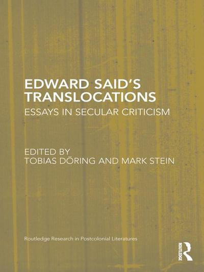 Edward Said’s Translocations