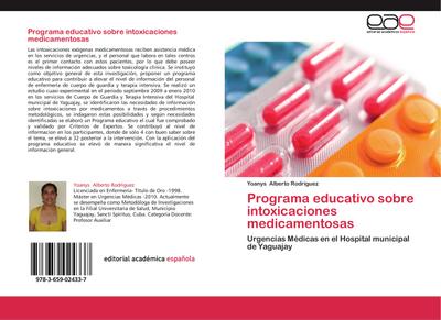 Programa educativo sobre intoxicaciones medicamentosas