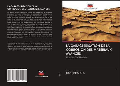 LA CARACTÉRISATION DE LA CORROSION DES MATÉRIAUX AVANCÉS