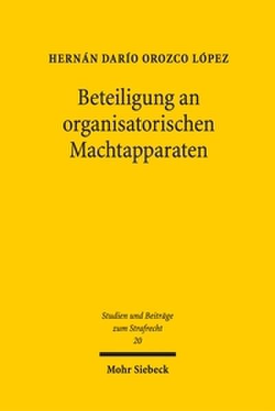 Beteiligung an organisatorischen Machtapparaten