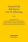 Festschrift für Rolf Stürner zum 70. Geburtstag