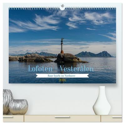 Lofoten Vesterålen (hochwertiger Premium Wandkalender 2026 DIN A2 quer), Kunstdruck in Hochglanz