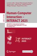 Human-Computer Interaction - INTERACT 2025