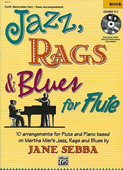 Jazz, Rags, and Blues for Flute: Book & CD