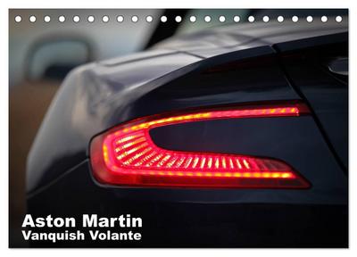 Aston Martin Vanquish Volante (Tischkalender 2026 DIN A5 quer), CALVENDO Monatskalender
