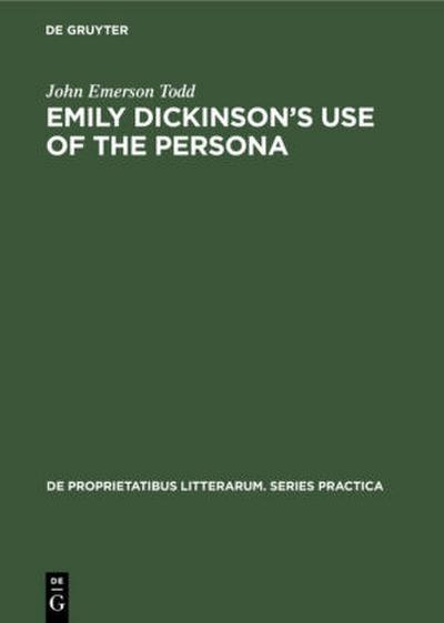 Emily Dickinson’s use of the persona